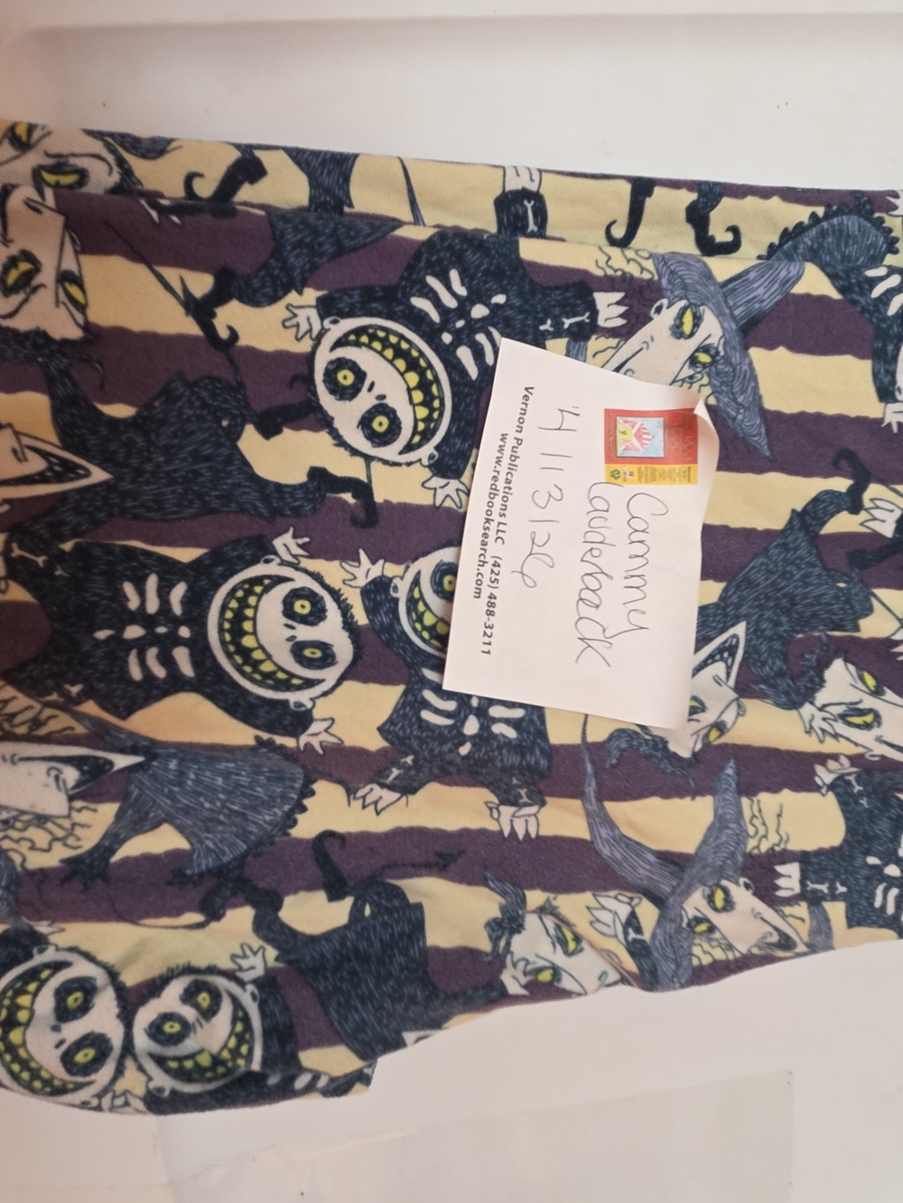 Nightmare Before Christmas Lularoe Unicorn lock shock and barrel TC Leggings.